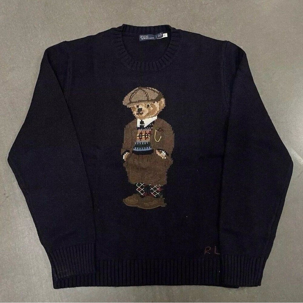 Ralph Lauren Men's Sweater with Bear